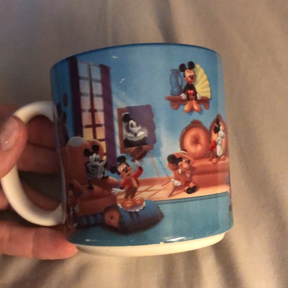 Disney Mickey Mouse Through The Years Coffee Cup Mug Made in Japan Vintage - Picture 3 of 5